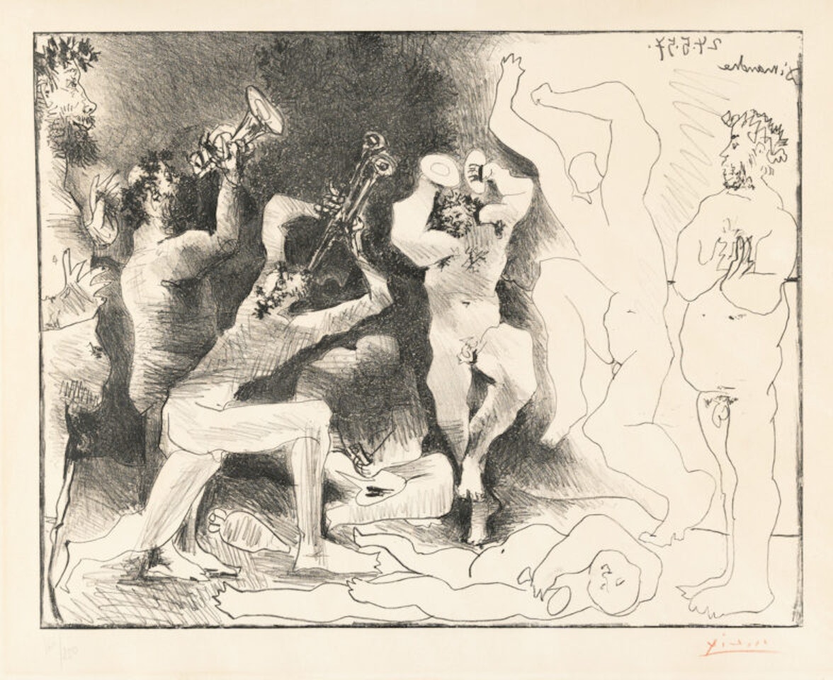 La danse des faunes by Pablo Picasso