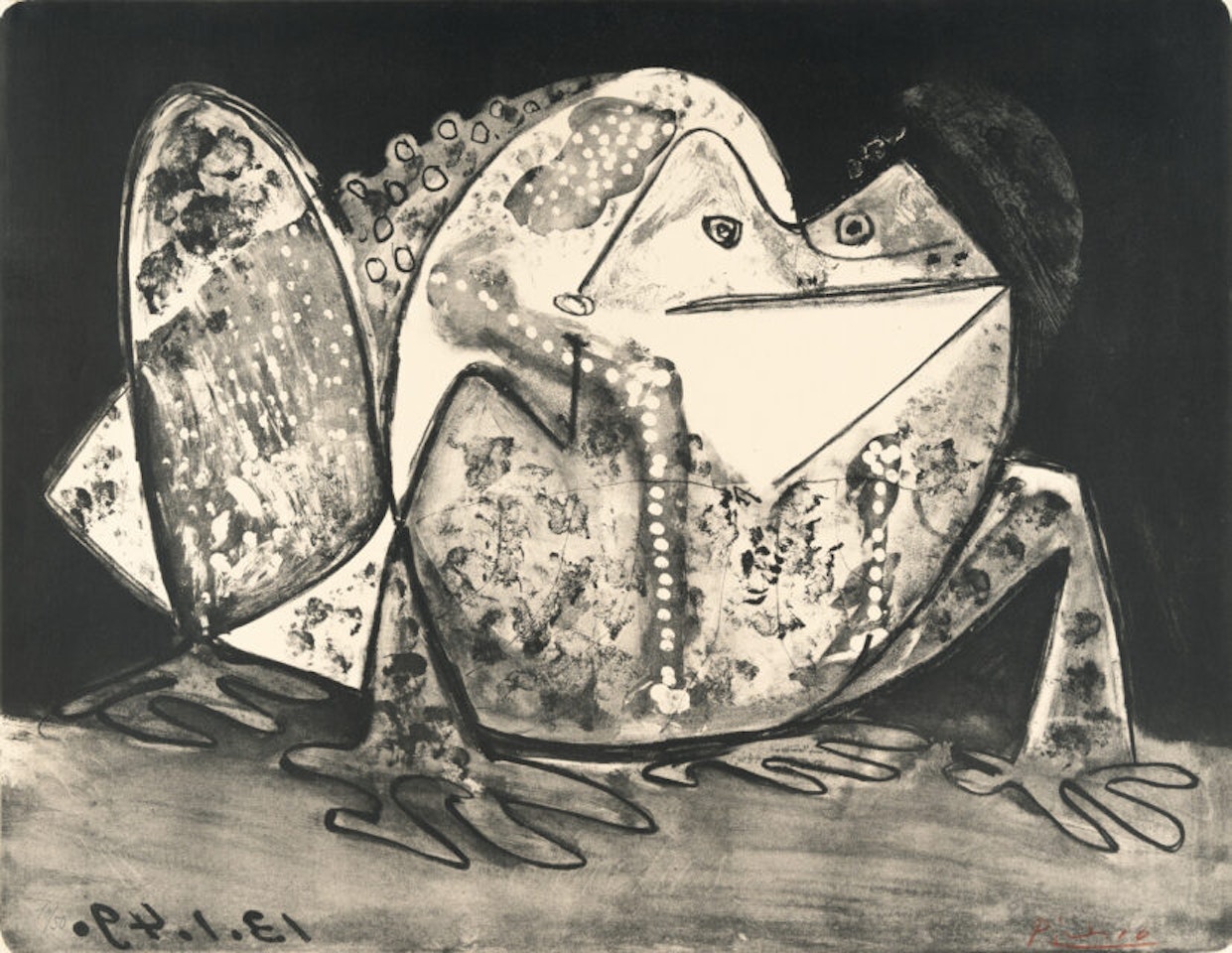 Le crapaud (The toad) by Pablo Picasso