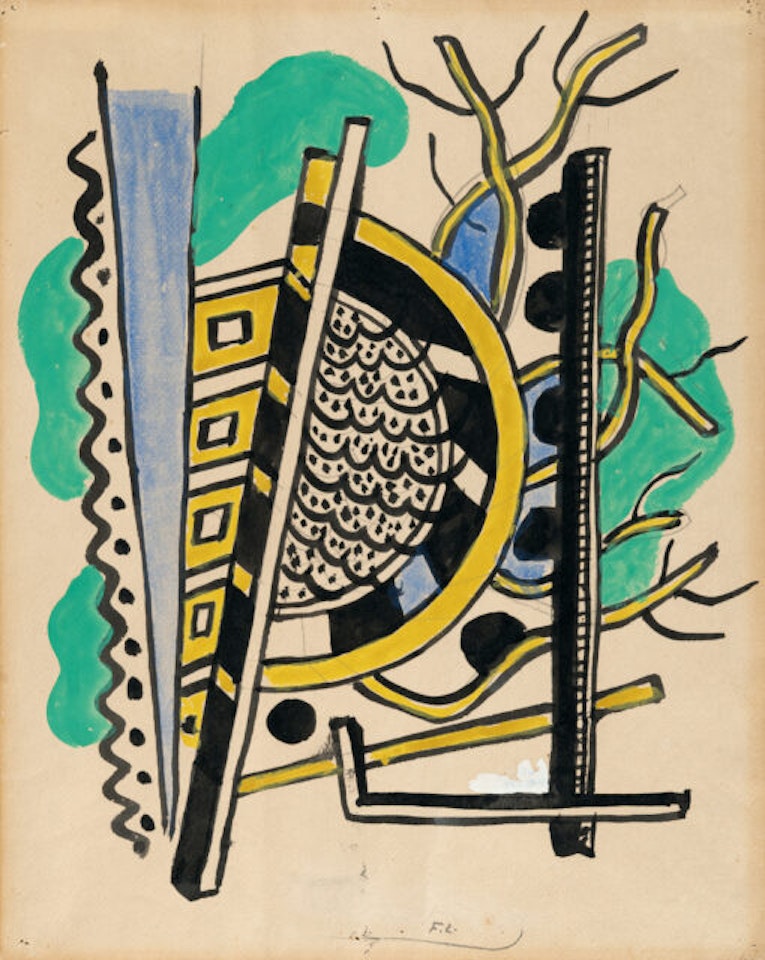 Eléments de Paysage by Fernand Leger
