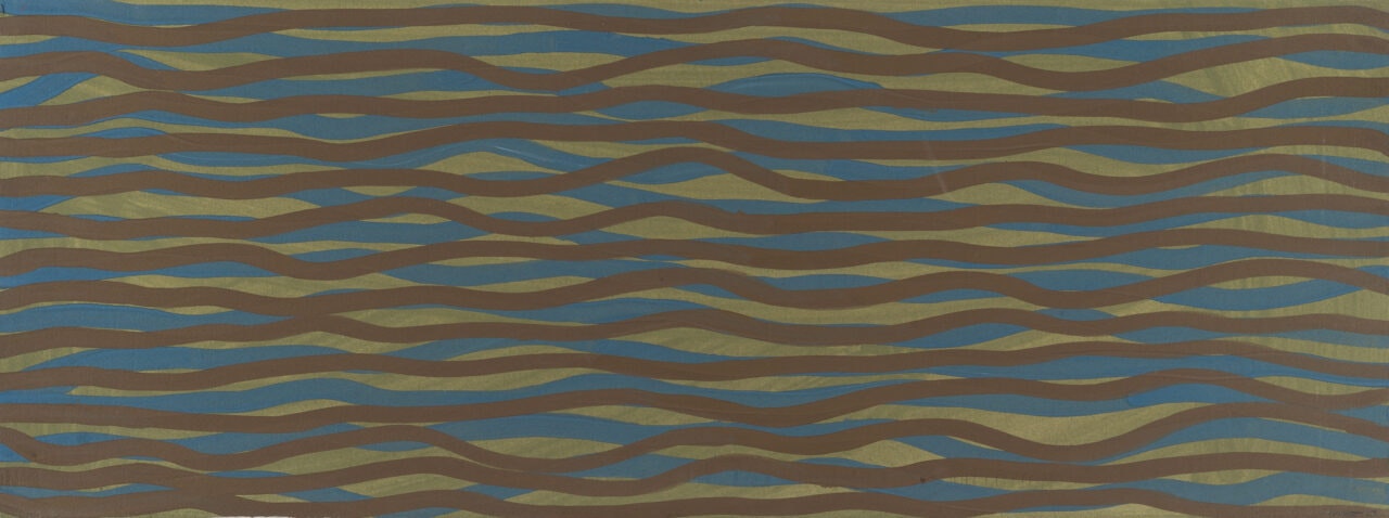 Horizontal Bands (More or Less) by Sol LeWitt