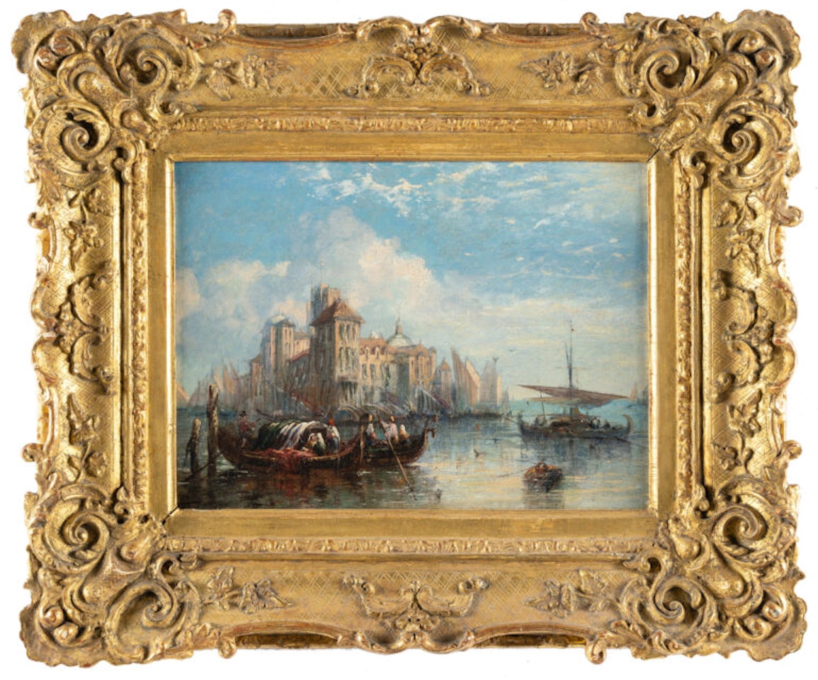 View of Venice by Félix Ziem