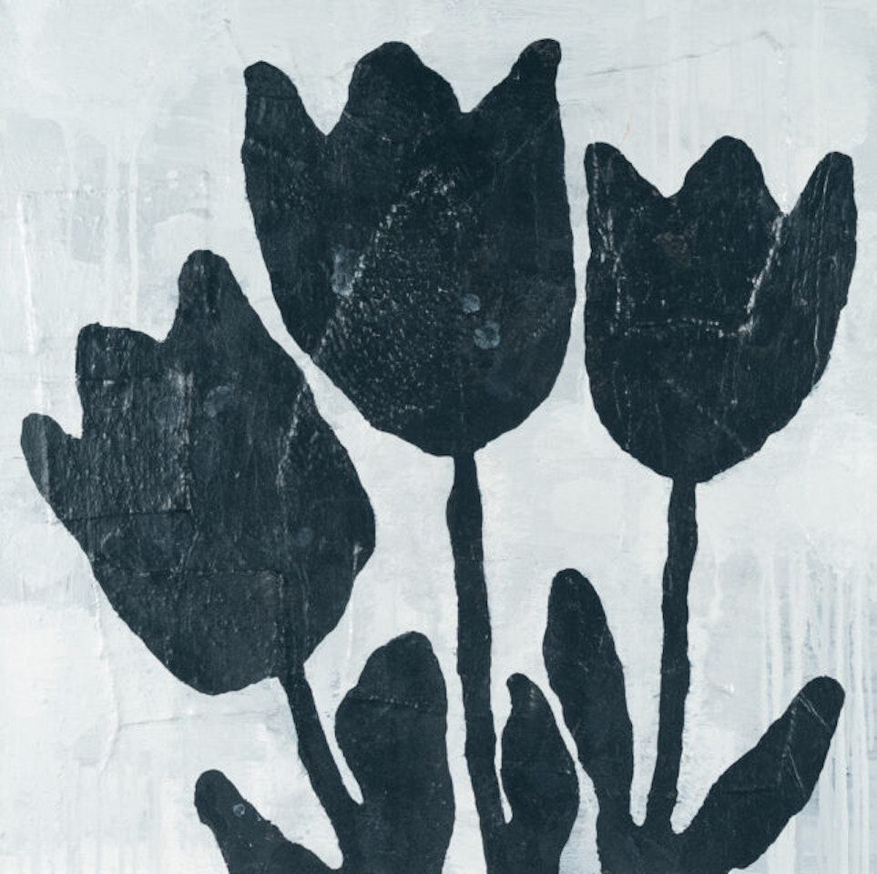 “Tulips” by Donald Baechler