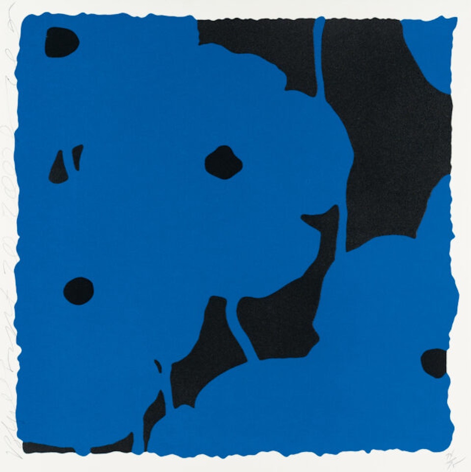 2 sheets: “Blues” by Donald Sultan