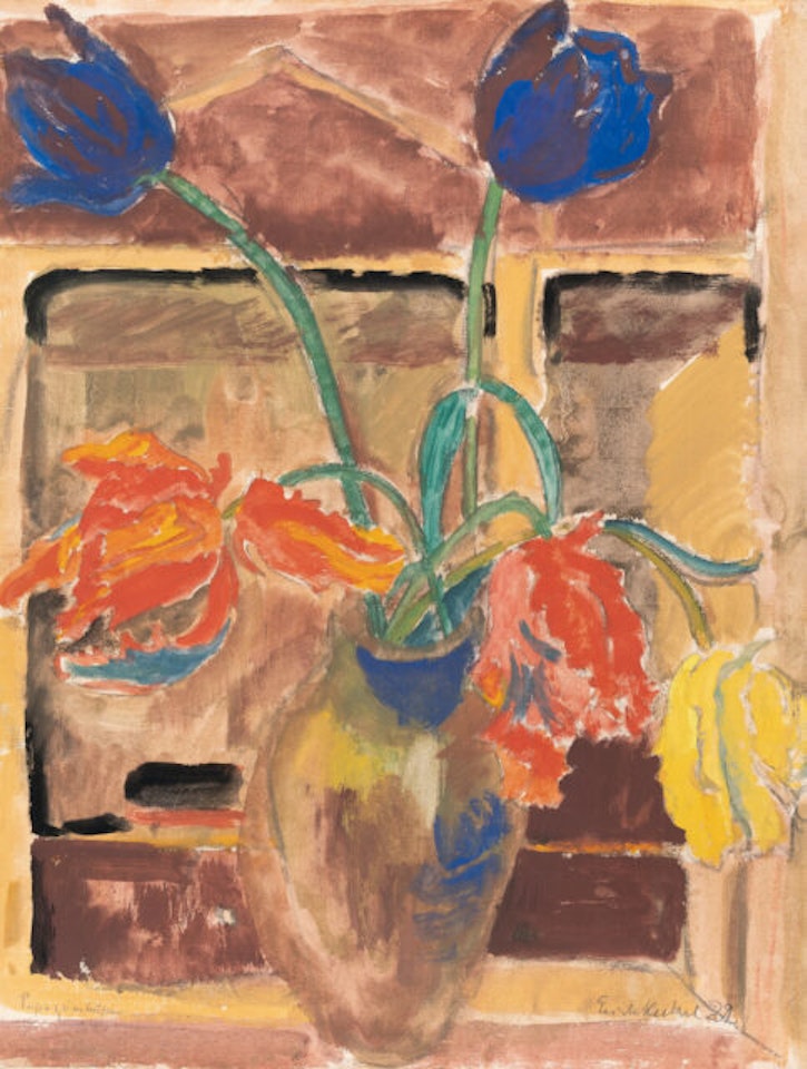 Parrot tulips by Erich Heckel