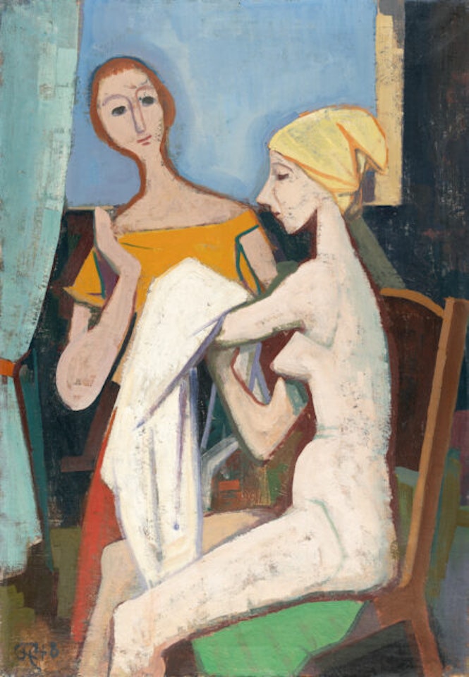 The toilet by Karl Hofer