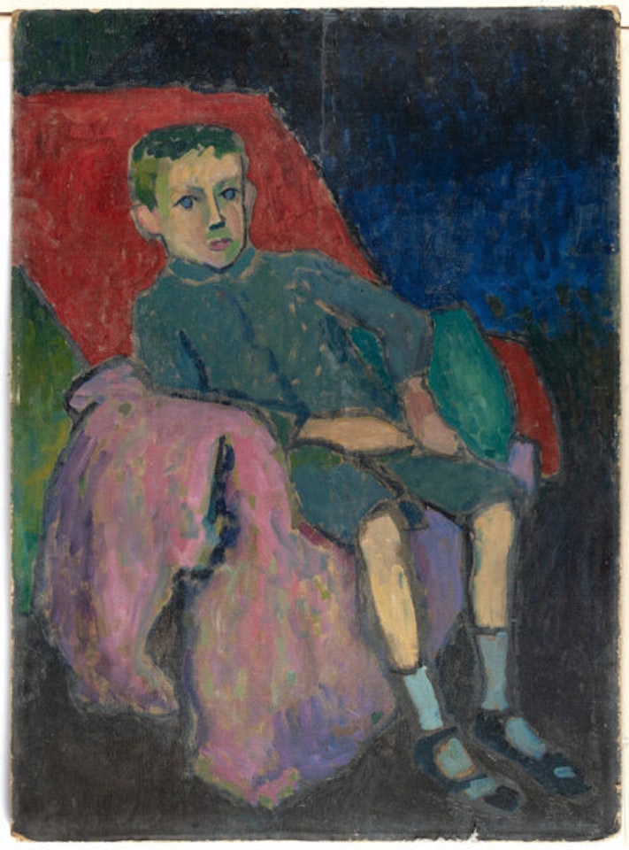 Portrait of Gustl Blab by Gabriele Münter