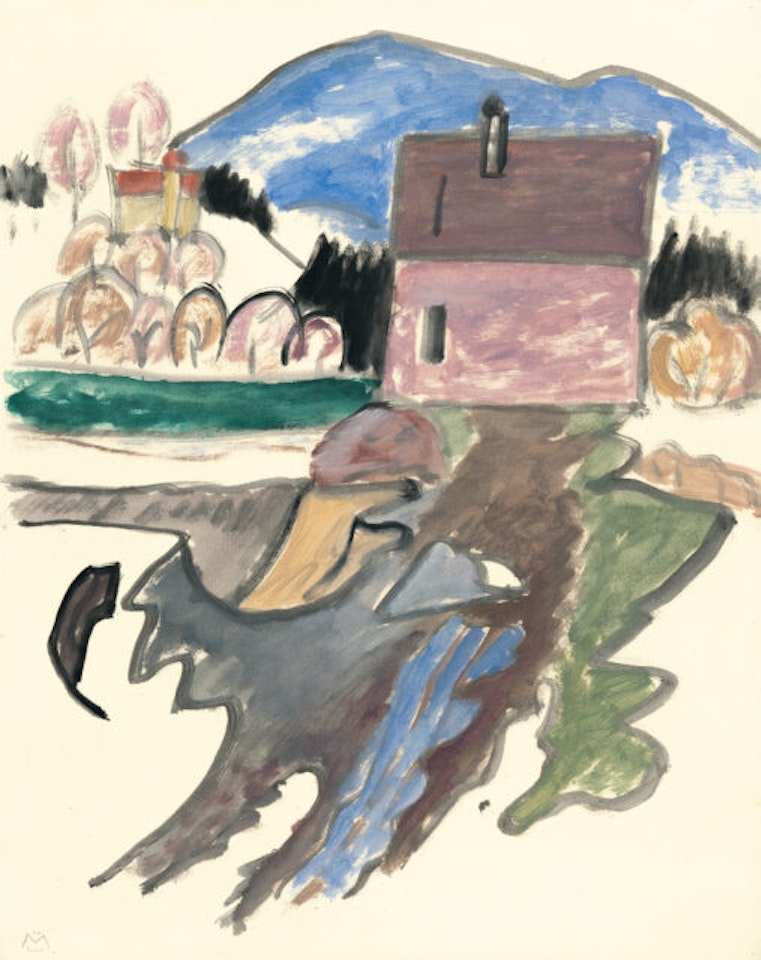 At the gravel pit by Gabriele Münter