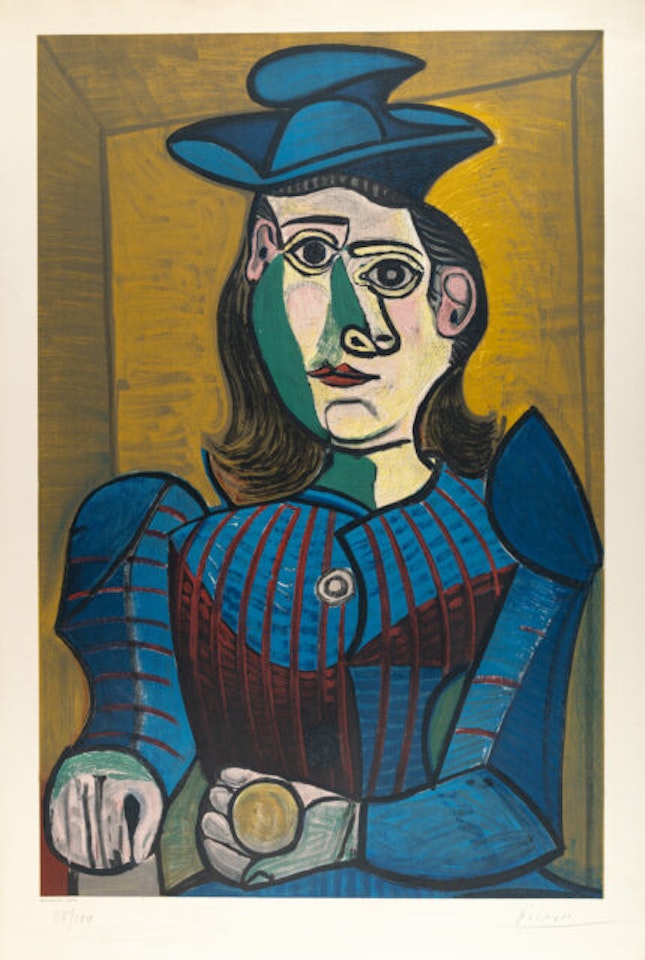 Seated woman (Dora Maar) by Pablo Picasso