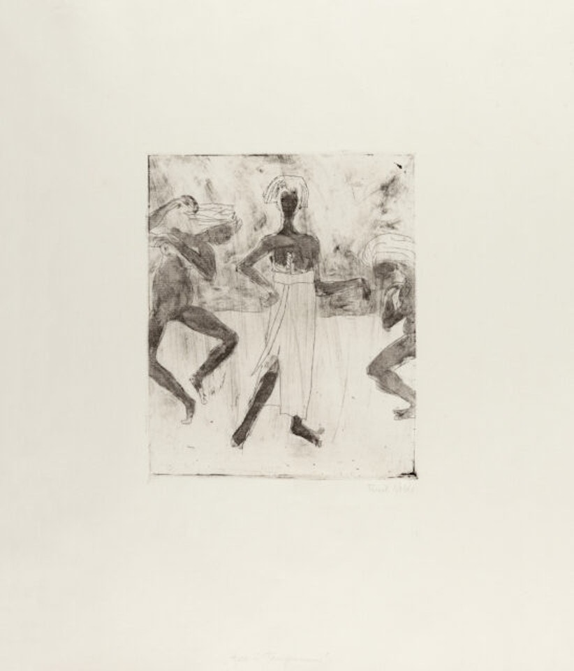 Young prince and dancers by Emil Nolde