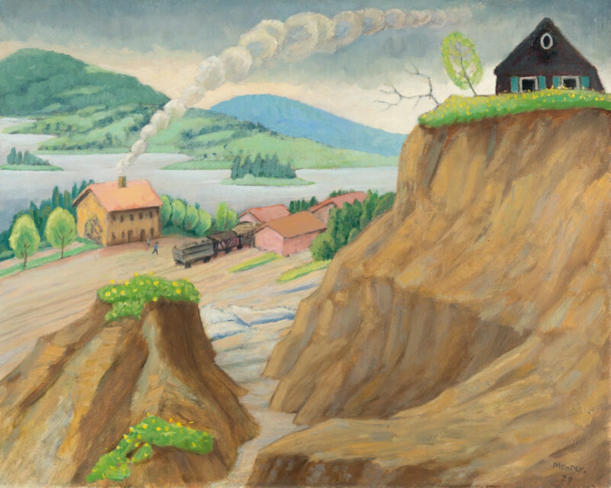 Gravel pit near Lake Staffel by Gabriele Münter