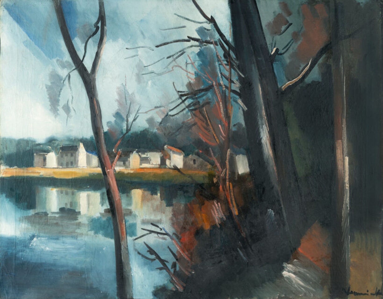 La maison de l"Étang by Maurice de Vlaminck