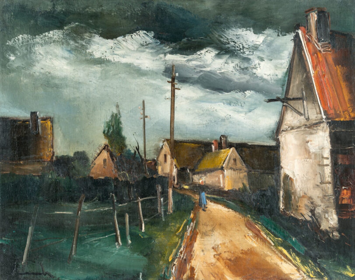 Rue de Village by Maurice de Vlaminck
