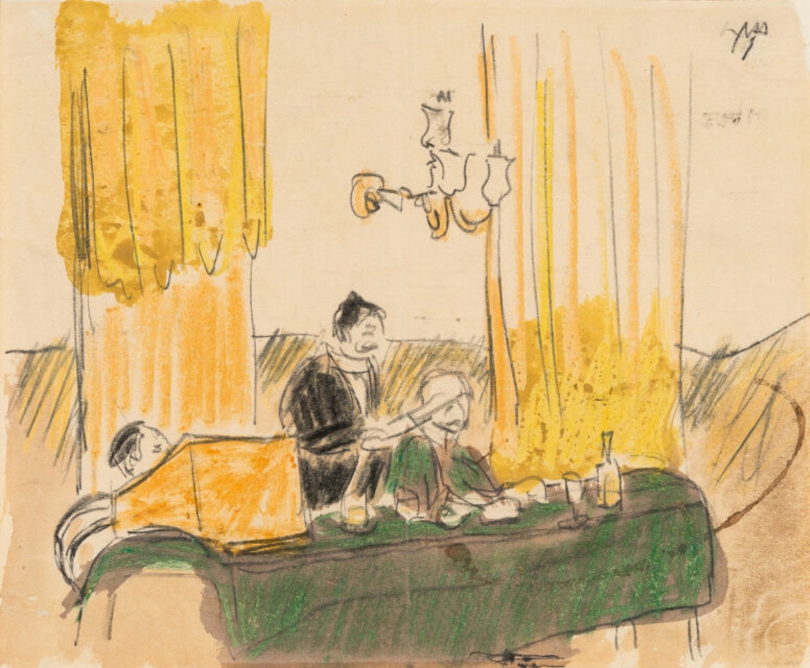 The speech by Max Pechstein