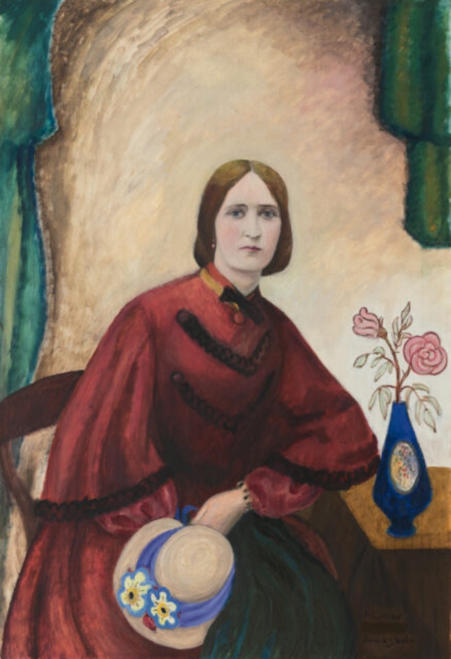 Portrait of Mimmi Sundbeck by Gabriele Münter