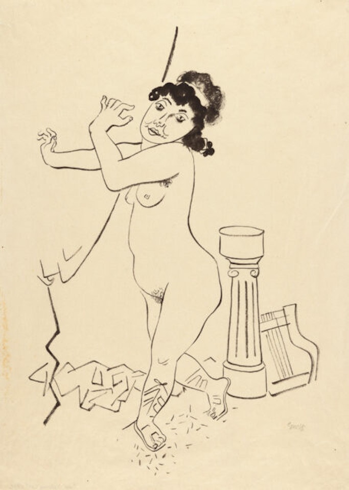 Lady Hamilton (Lord Nelson"s Last Love) by George Grosz