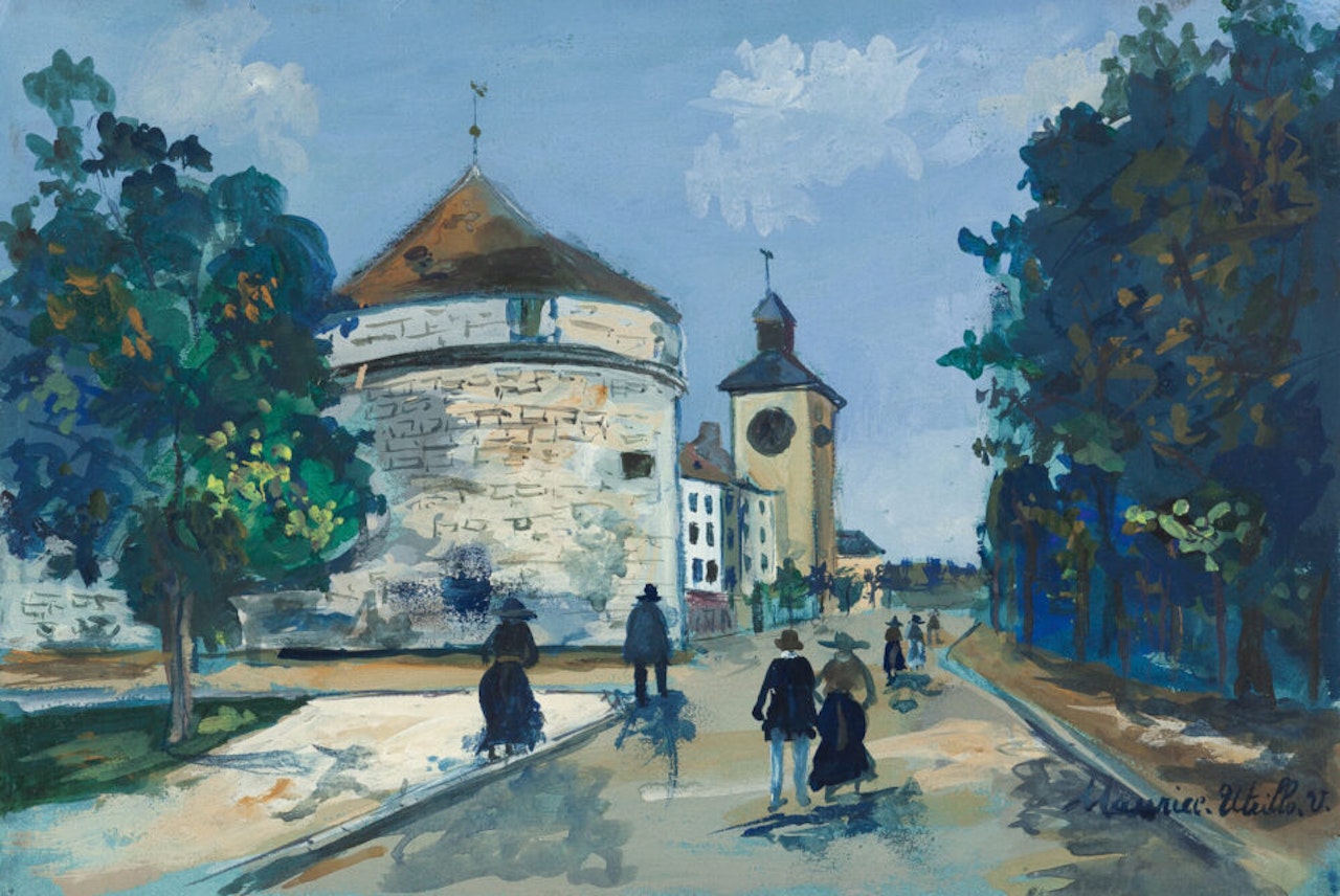 La Tour de Soleure by Maurice Utrillo