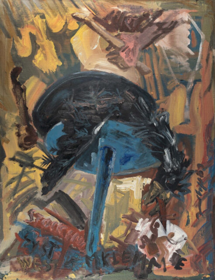 “System clamp (west)” by Jörg Immendorff