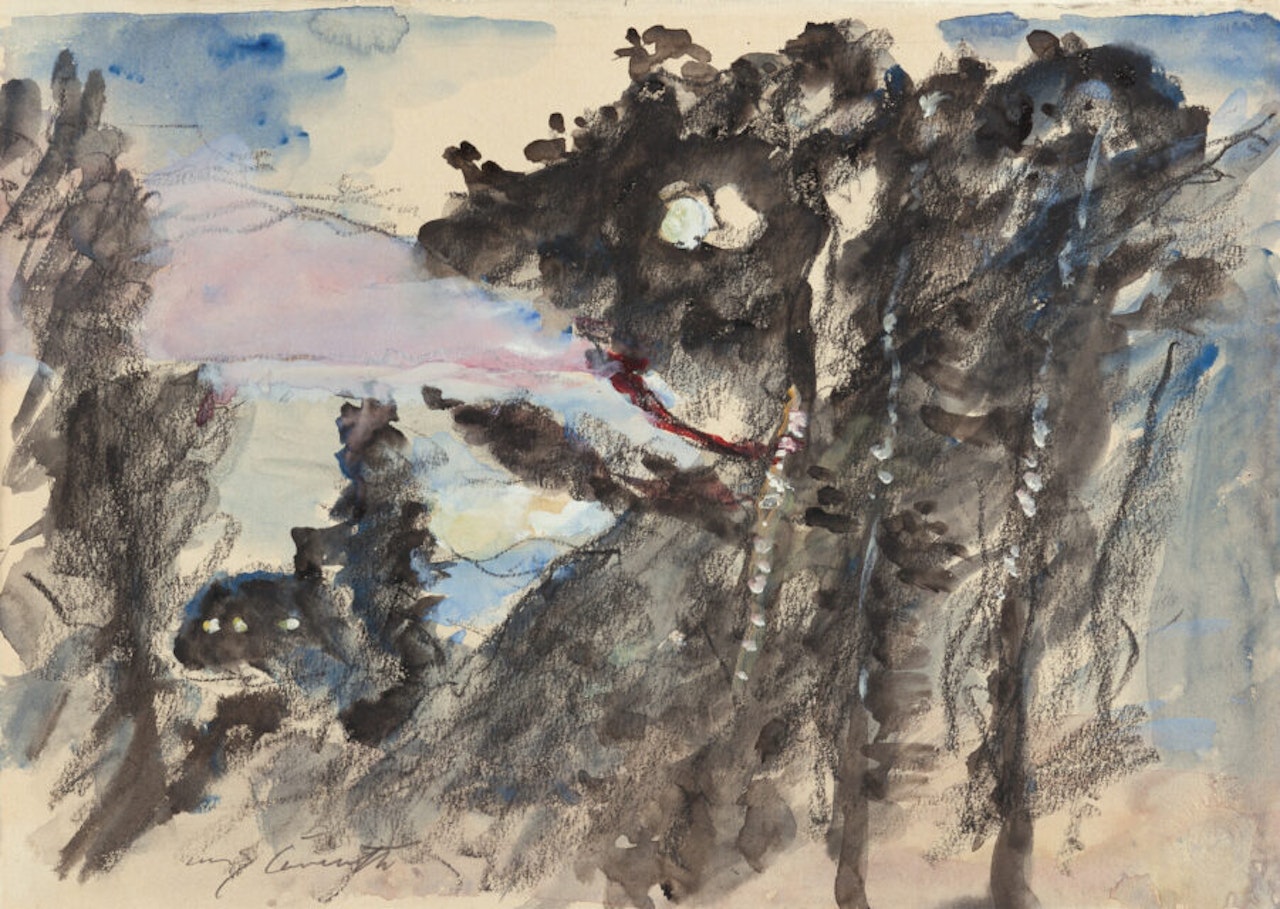 View of the Walchensee by Lovis Corinth