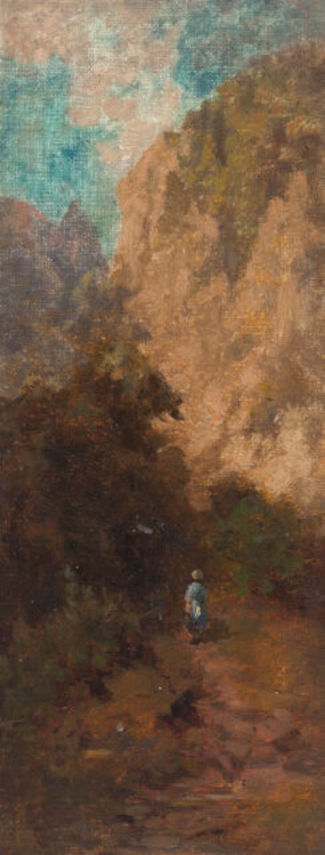 Dark Passage into the Ravine by Carl Spitzweg