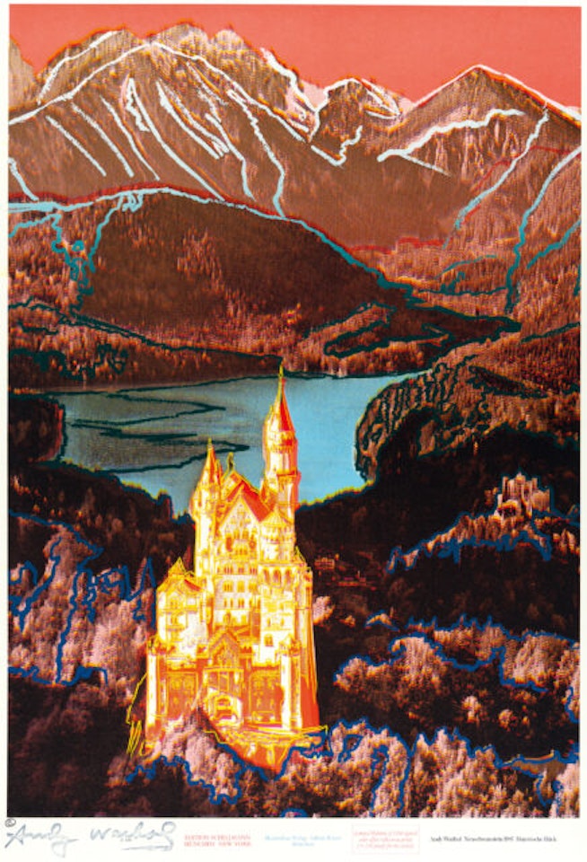 Neuschwanstein (Bavarian Re) by Andy Warhol