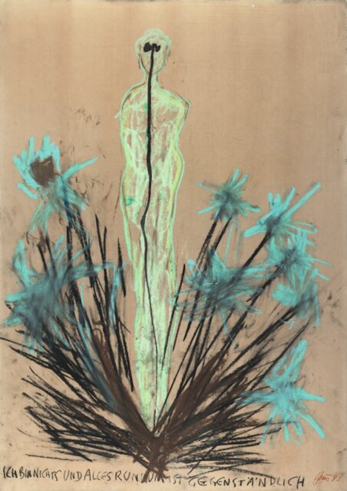 “I am nothing and everything around is objective” “I am Nothing and everything around me is representational” by Gunter Brus