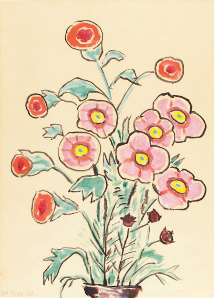 Bunch of flowers by Gabriele Münter