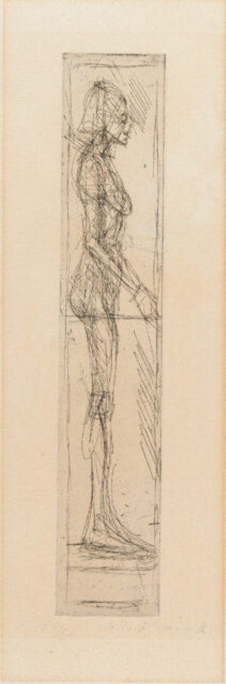 Nude in profiles by Alberto Giacometti