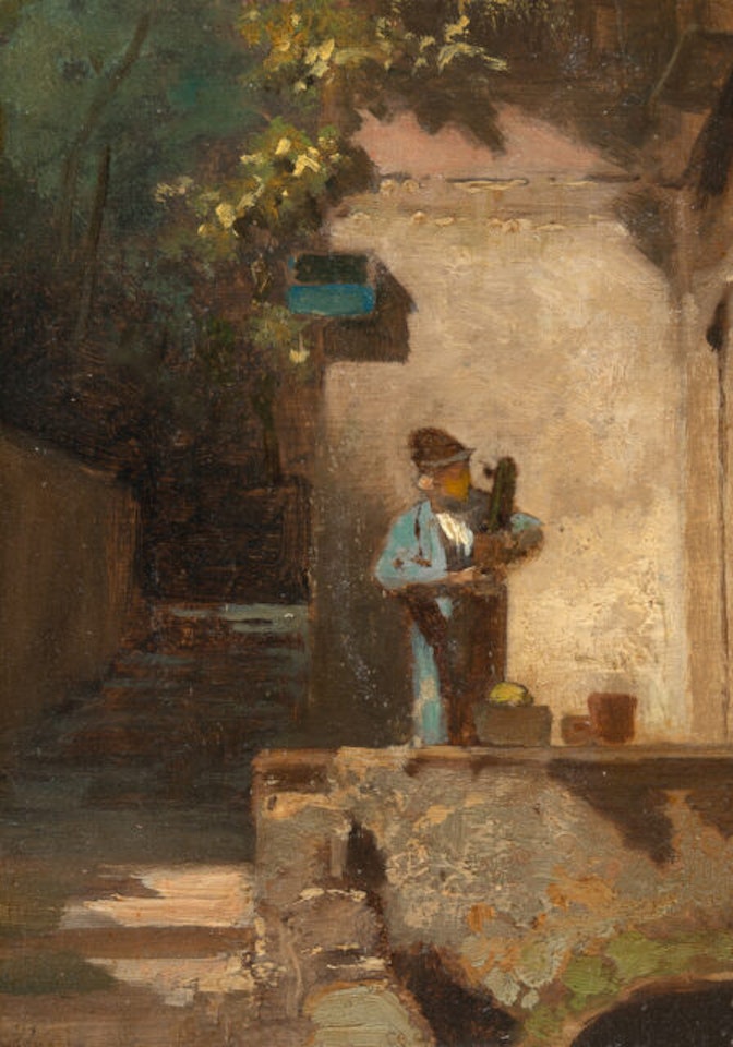 The cactus enthusiast by Carl Spitzweg