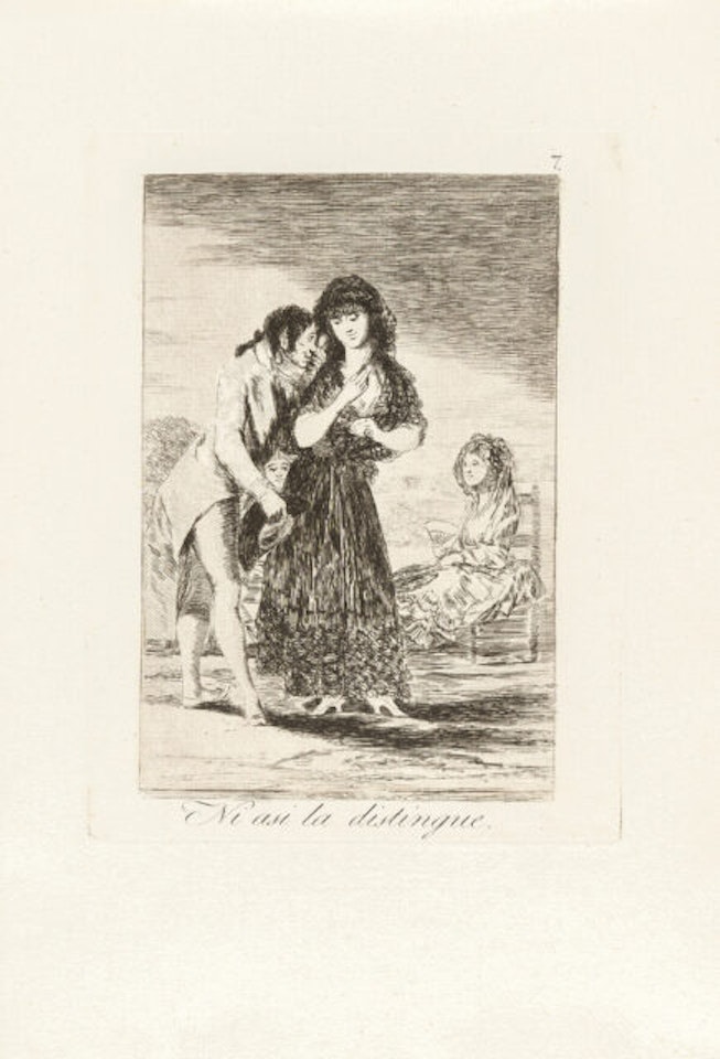 Ni asi la Distingue by Francisco José de Goya