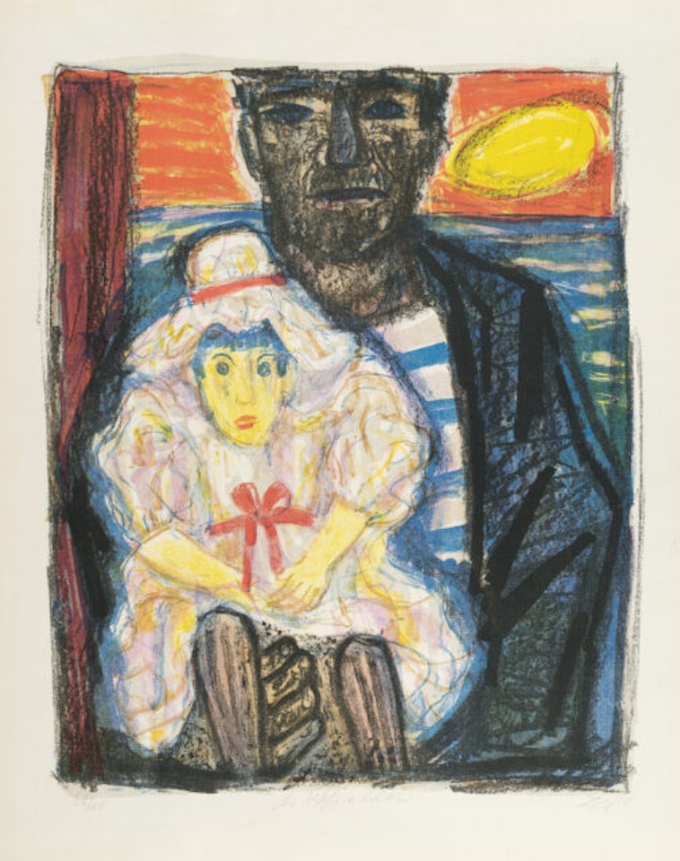 Fisherman and his child by Otto Dix