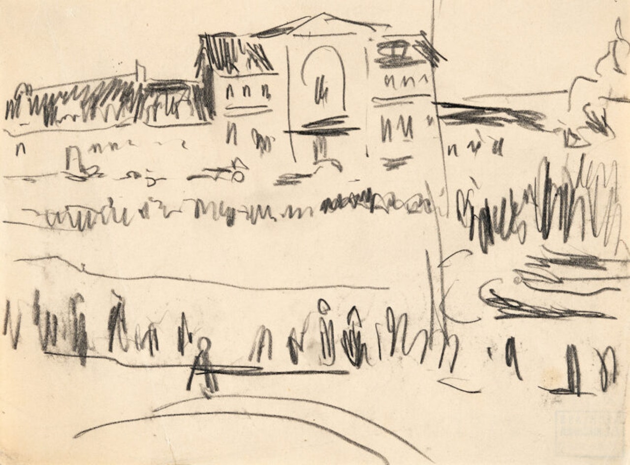 View of Dresden by Ernst Ludwig Kirchner
