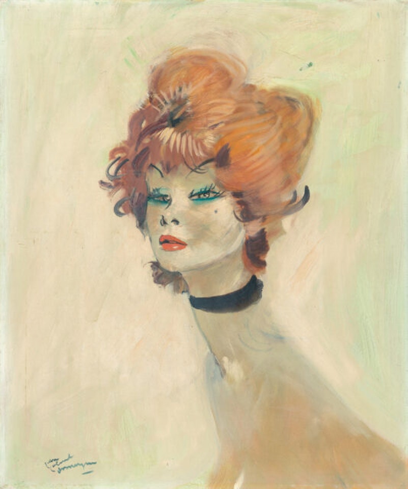 Zaza by Jean Gabriel Domergue