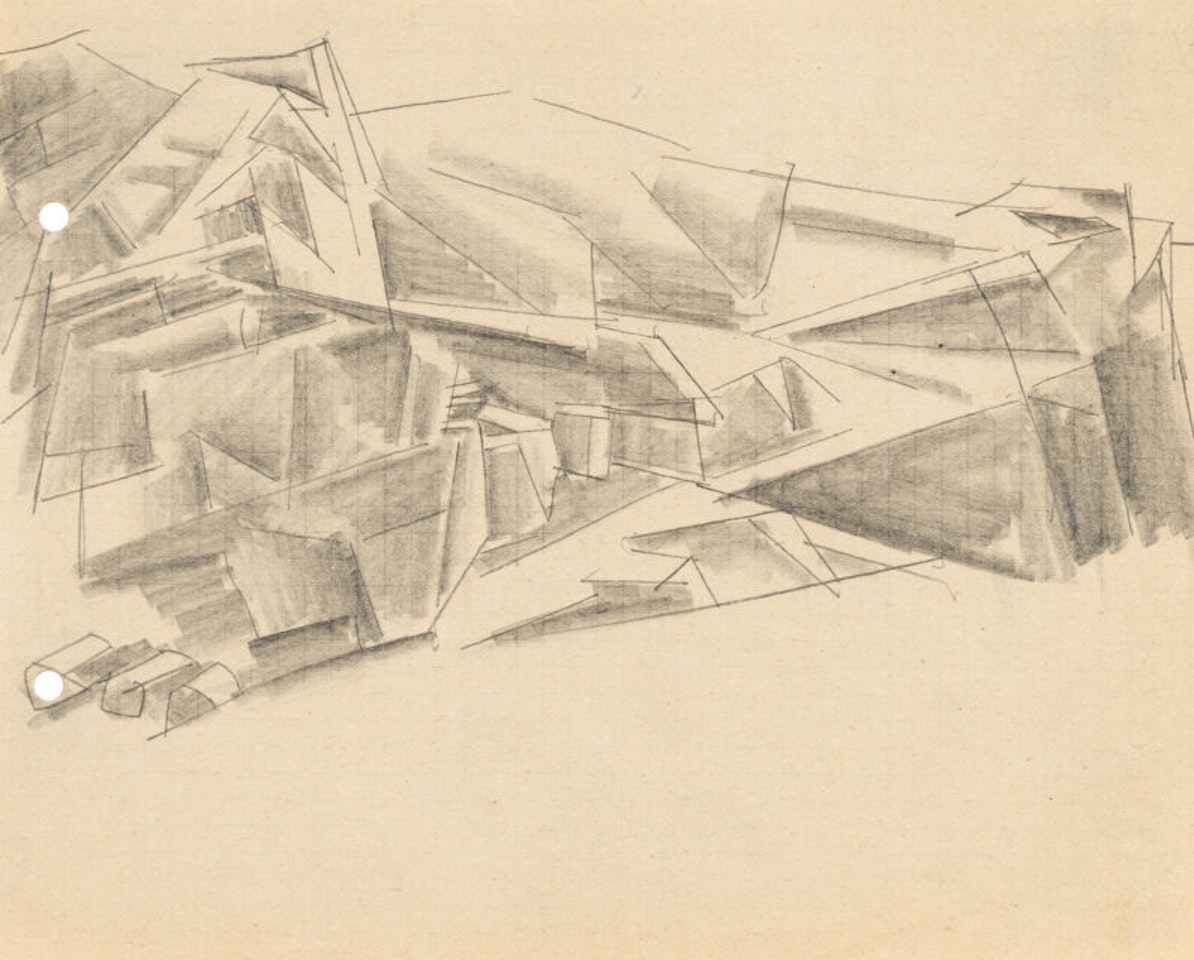 Rocks in the Harz by Lyonel Feininger