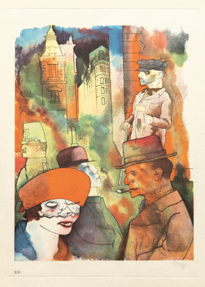 Dusk from: Ecce homo by George Grosz