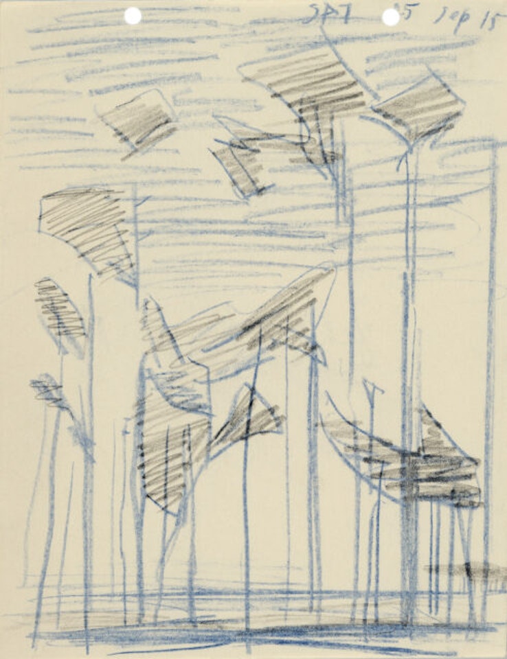 Trees in Zehlendorf (Berlin) by Lyonel Feininger