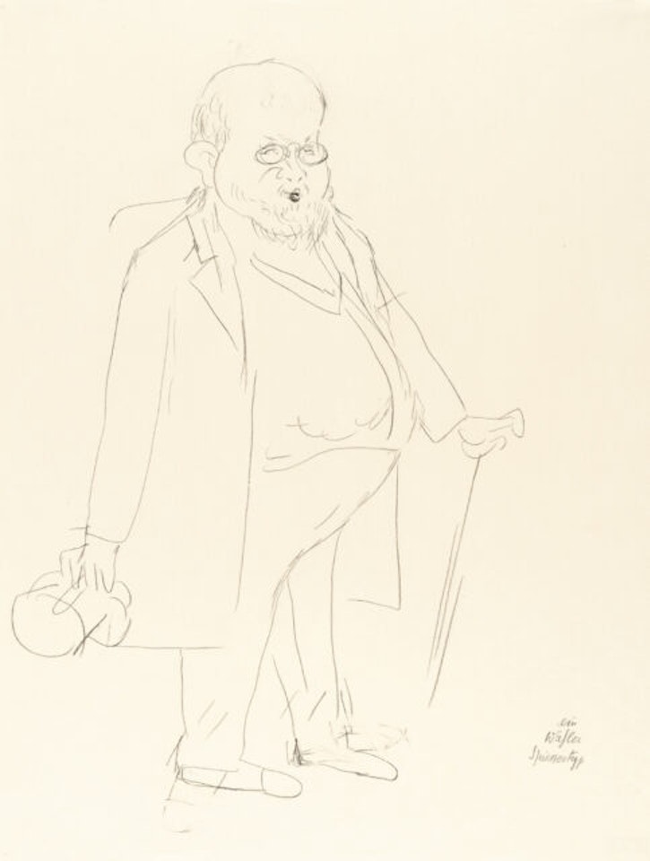 “A voter, conservative type” by George Grosz