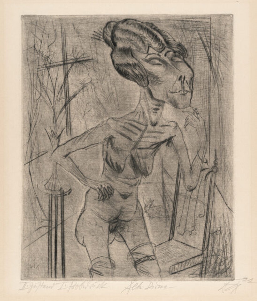 “Old Whore” by George Grosz