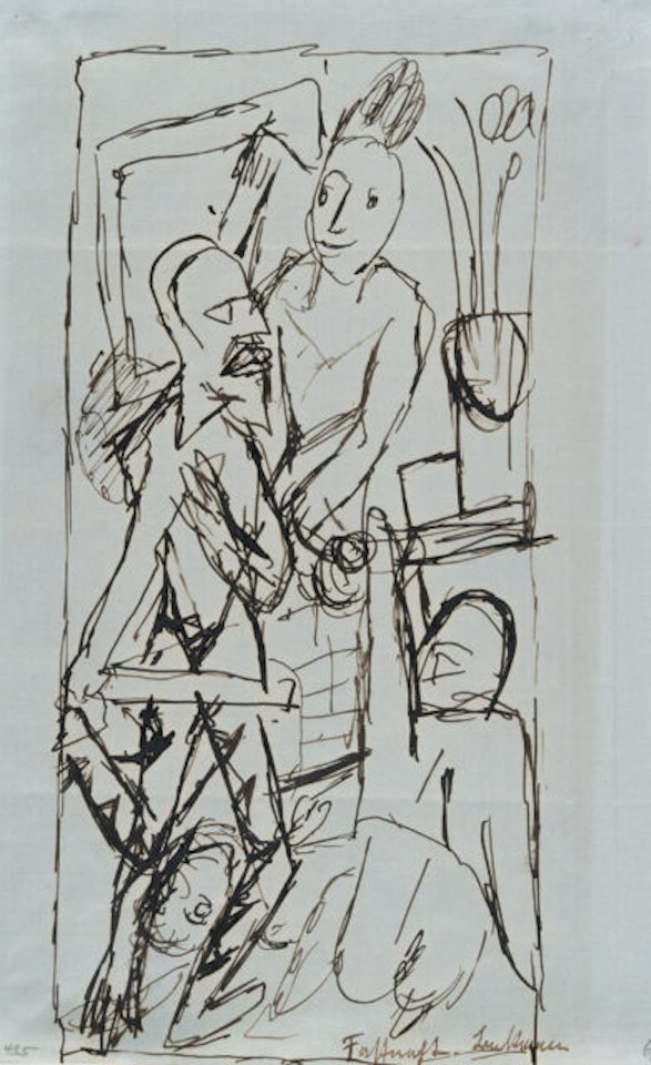 Third design for “Fastnacht” by George Grosz