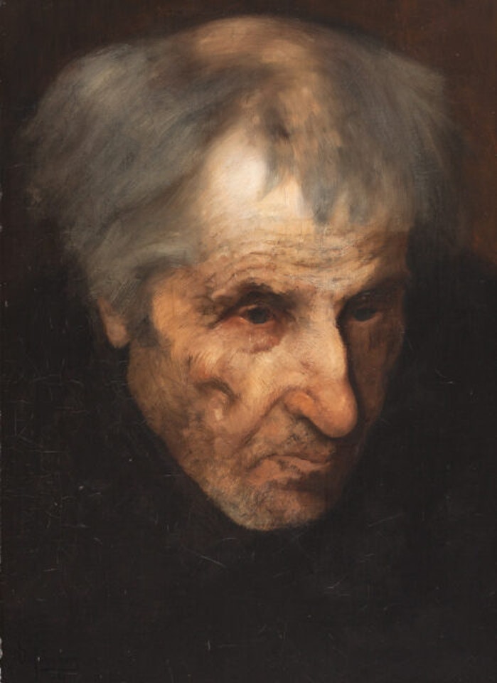 Portrait of an Old Man by Franz von Defregger