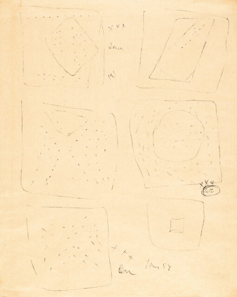 Conzetti spaziali by Lucio Fontana