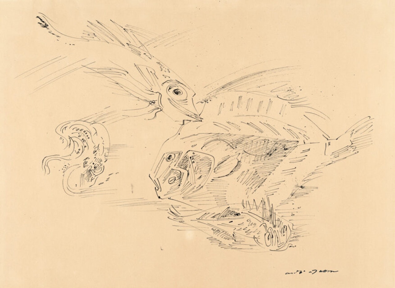 Turbot, Grondin, Poulpe et Rascasse by André Masson
