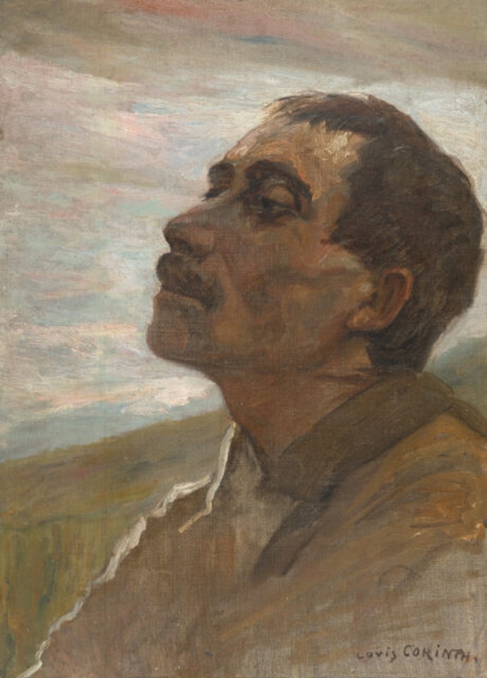 Study head from the Löfftz School by Lovis Corinth