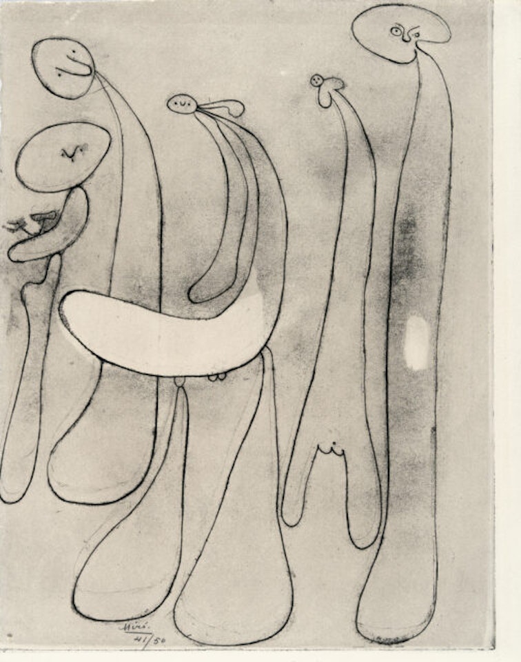 Untitled (Personages) by Joan Miró