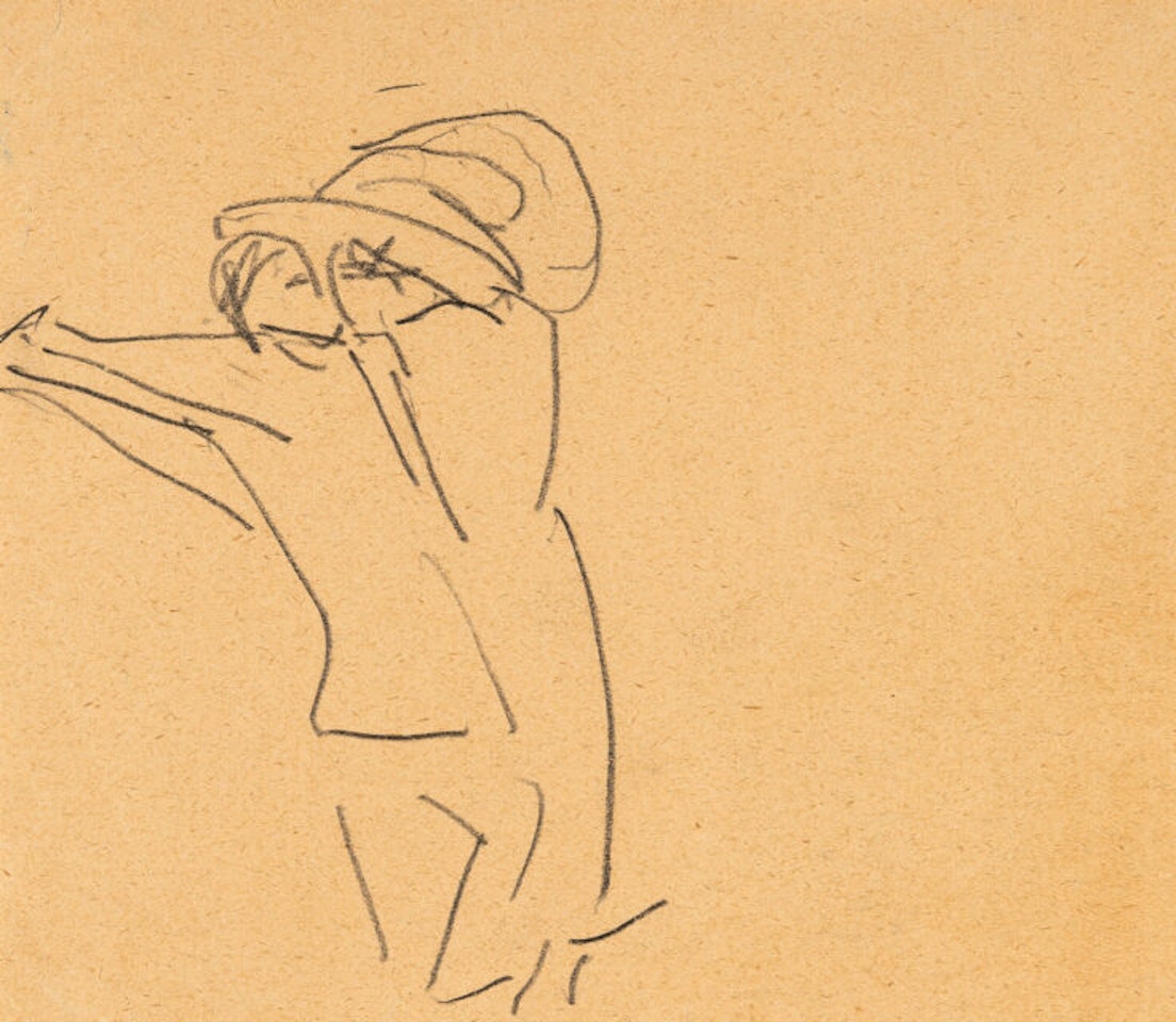 Dancing couple by Ernst Ludwig Kirchner