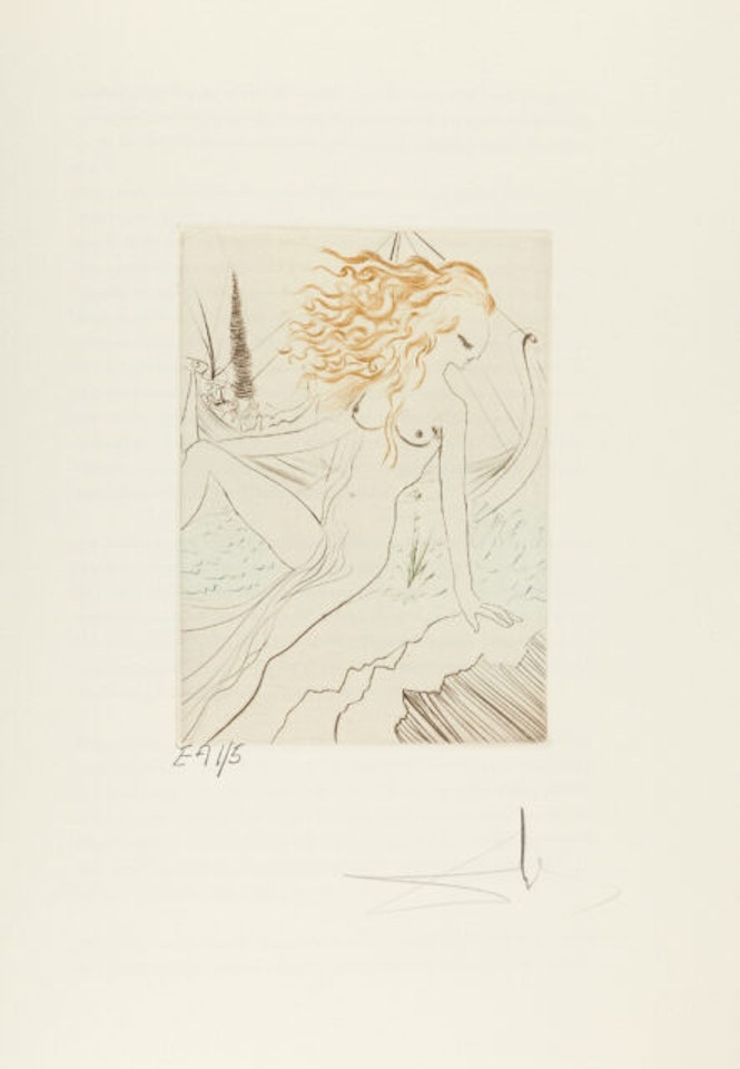 Series of 10 sheets: Decameron by Salvador Dali