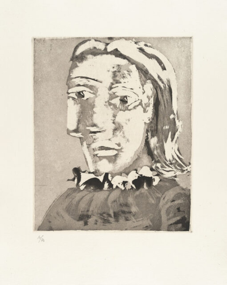 Portrait of a woman with a ruffled collar: Marie-Thérèse by Pablo Picasso