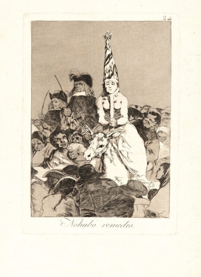 “Nohubo Remedio” (There was no help) by Francisco José de Goya