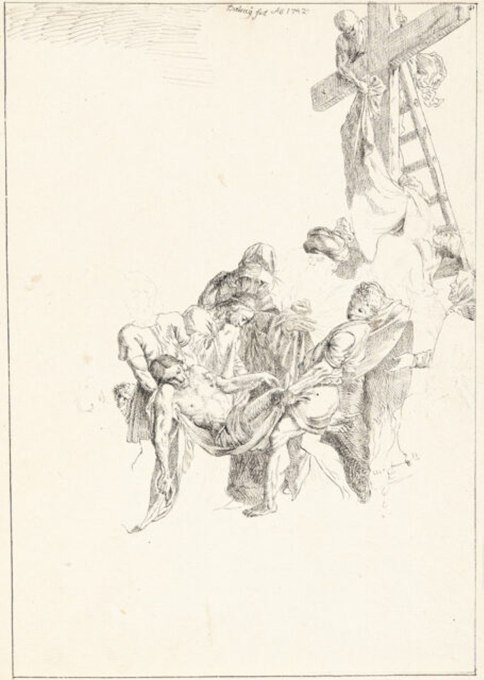 The deposition from the Cross by Christian Wilhelm Ernst Dietrich