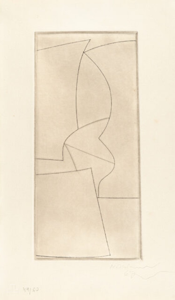 Complicated forms by Ben Nicholson, O.M.