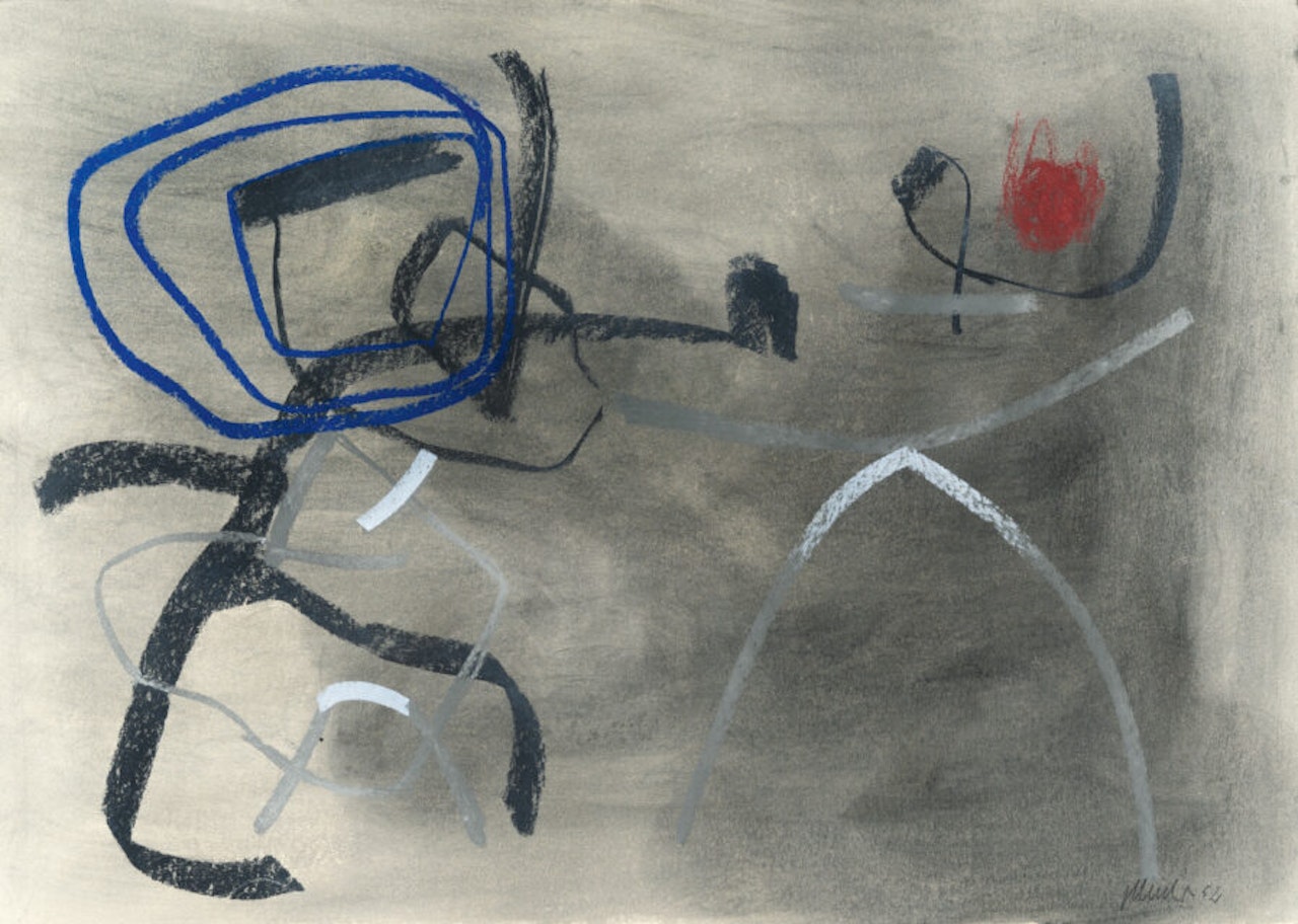 “Blue-Gray” by Fritz Winter